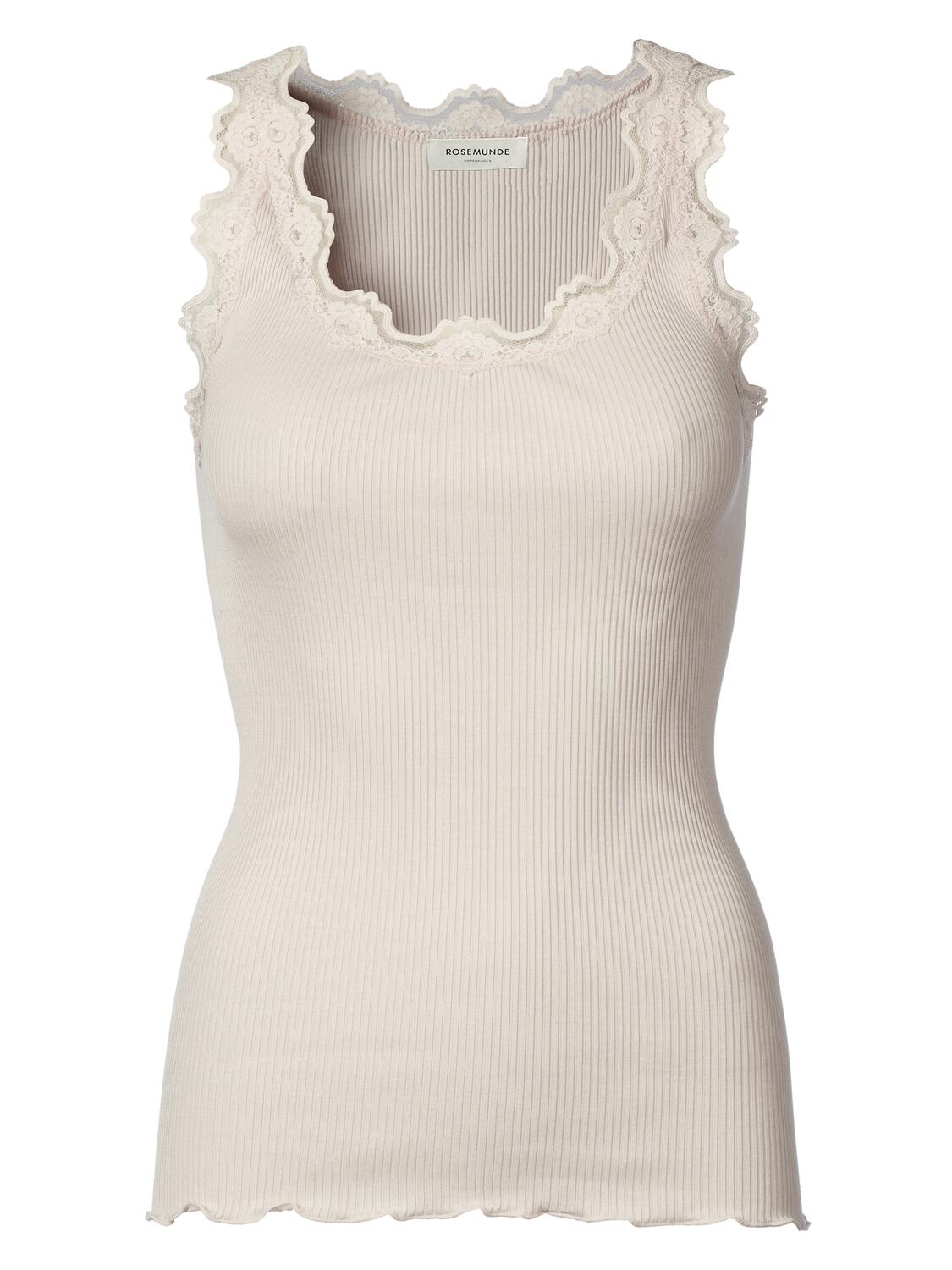 RWBabette lang silke blonde top - soft rose